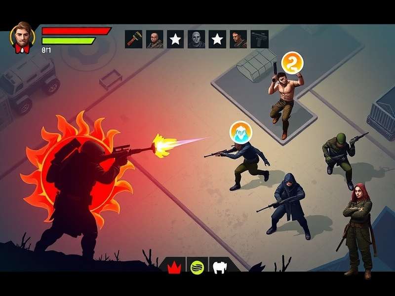 Guerilla Gambit gameplay screenshot showing tactical combat